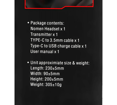 Наушники Redragon Nomen