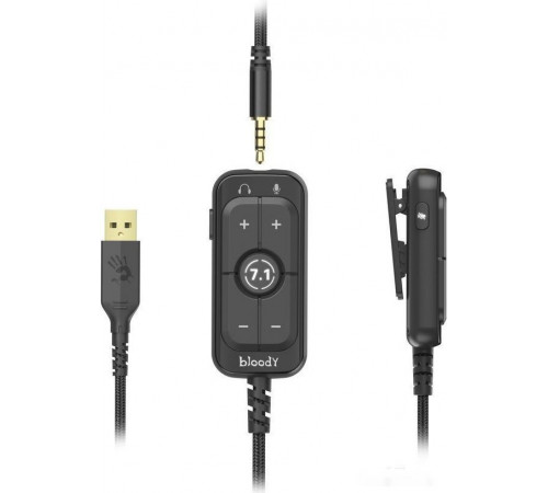 Наушники A4Tech Bloody M590i (черный/желтый)