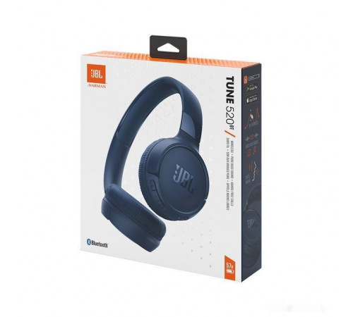 Наушники JBL Tune 520BT (темно-синий)