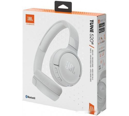 Наушники JBL Tune 520BT (белый)
