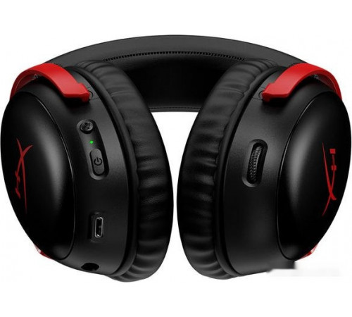 Наушники HyperX Cloud III Wireless (черный/красный)