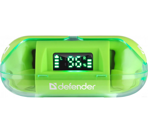 Наушники Defender Twins 916 (зеленый)