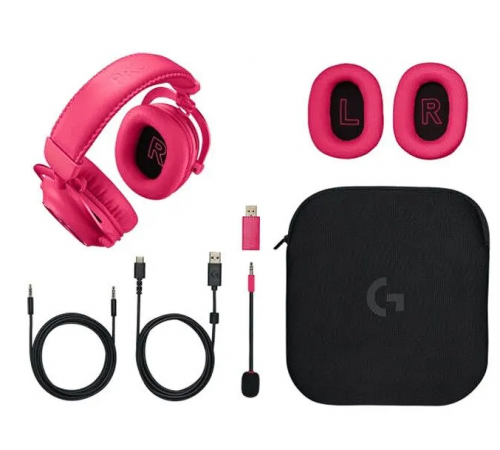 Наушники Logitech G Pro X 2 Lightspeed (розовый)