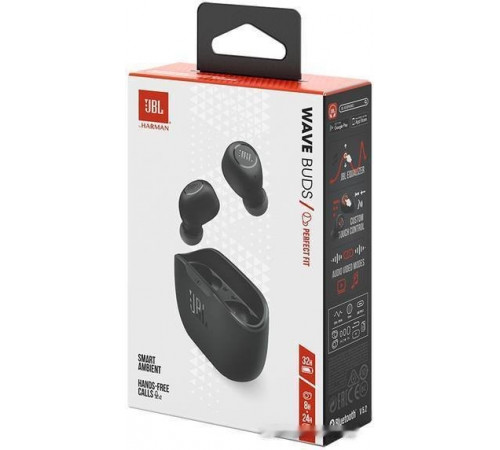 Наушники JBL Wave Buds (черный)