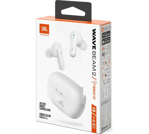 Наушники JBL Wave Beam 2 (белый)