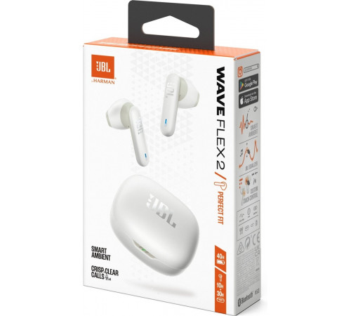 Наушники JBL Wave Flex 2 (белый)