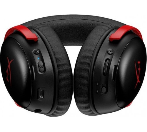 Наушники HyperX Cloud III S Wireless (черный/красный)