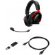 Наушники HyperX Cloud III S Wireless (черный/красный)
