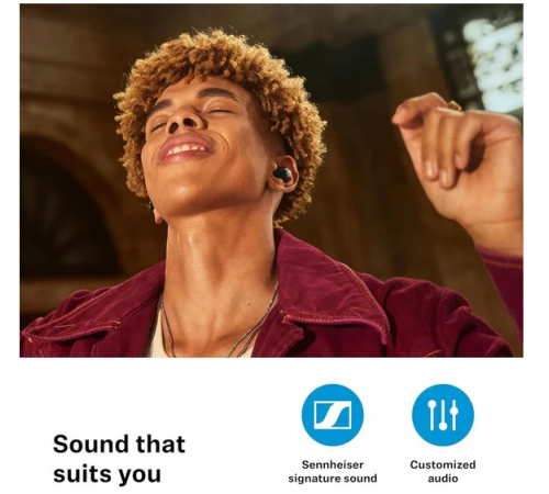 Наушники Sennheiser Accentum True Wireless (черный)