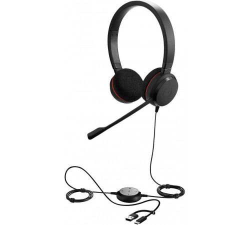 Наушники Jabra Evolve 20 MS Stereo USB-C/A