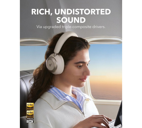 Наушники Anker Soundcore Space One Pro (бежевый)