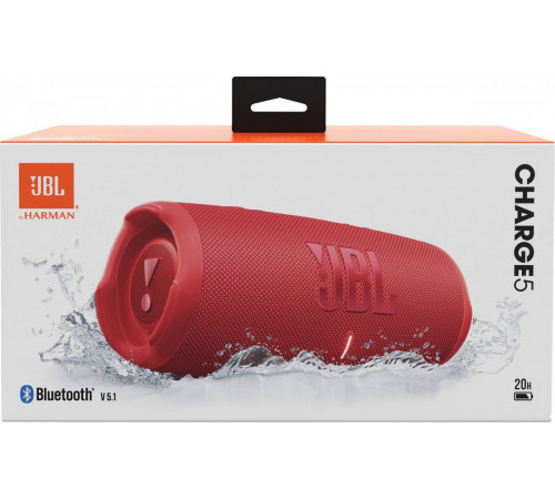 Портативная акустика JBL Charge 5 (красный)