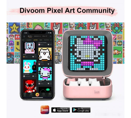 Портативная акустика Divoom Ditoo Pro (черный)