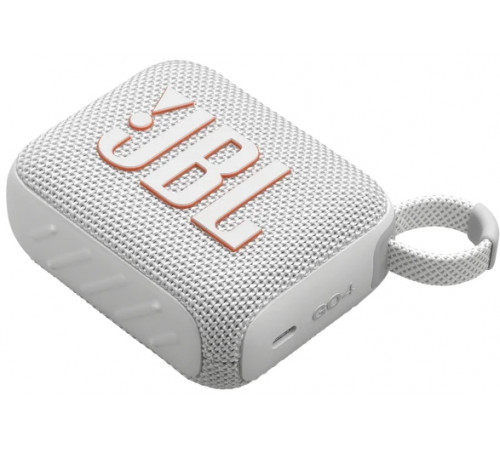 Портативная акустика JBL Go 4 (белый)