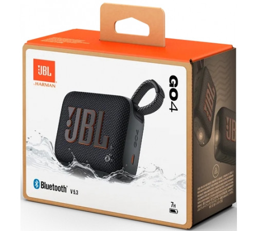 Портативная акустика JBL Go 4 (черный)