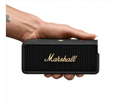 Портативная акустика Marshall Emberton III (черный/латунь)