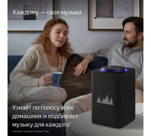 Умная колонка Яндекс Станция Макс (с хабом умного дома Zigbee, графит)
