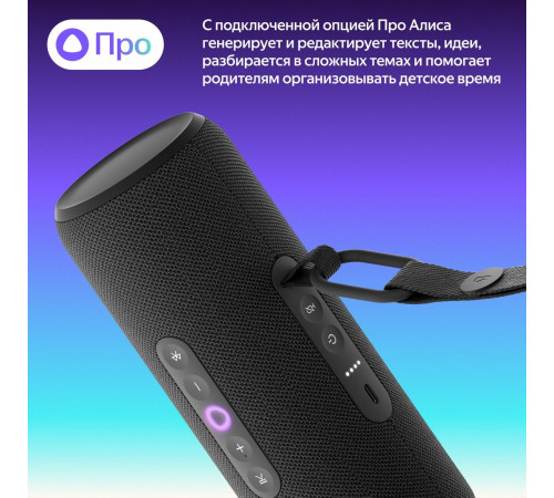 Умная колонка Яндекс Станция Стрит (черный)