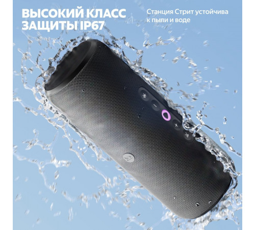 Умная колонка Яндекс Станция Стрит (черный)