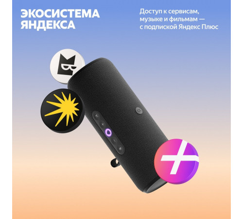 Умная колонка Яндекс Станция Стрит (черный)