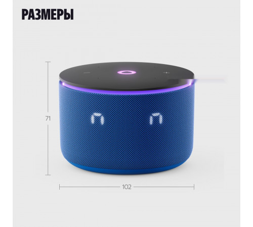 Умная колонка Яндекс Станция Мини 3 Про (синий)