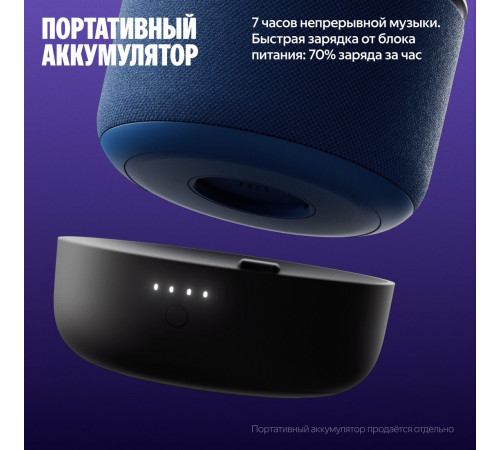 Умная колонка Яндекс Станция Мини 3 Про (синий)