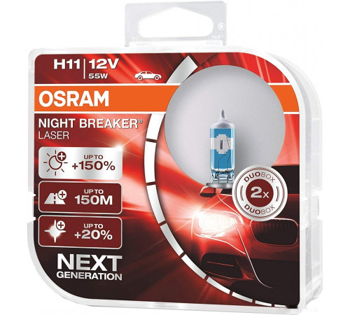 Автомобильная лампа Osram H11 64211NL-HCB 2шт