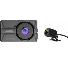 Автомобильный видеорегистратор DIGMA FreeDrive 300DW FD300DW (черный)