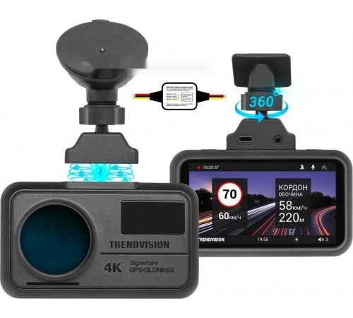 Автомобильный видеорегистратор TrendVision TDR-725 Real 4K Max