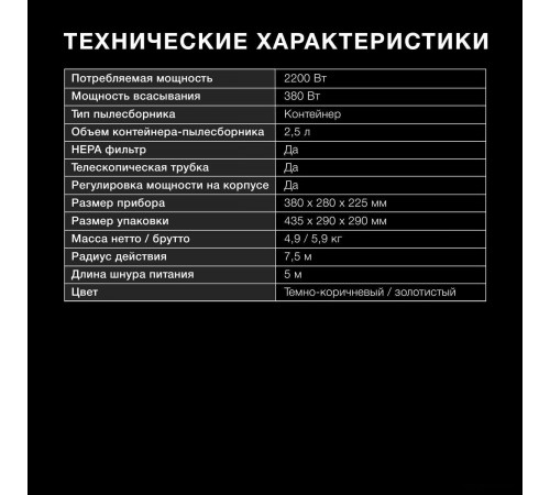 Пылесос Hyundai HYV-C3550