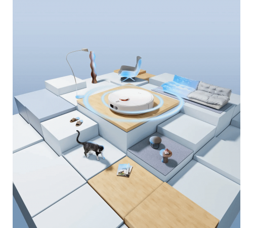 Робот-пылесос Xiaomi Robot Vacuum S40C E101 (евровилка, белый)