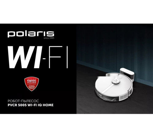 Робот-пылесос Polaris PVCR 5005 Wi-Fi IQ Home (белый)