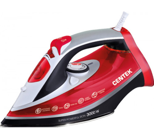 Утюг CENTEK CT-2346 (черный/красный)