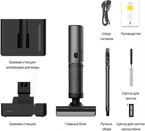 Вертикальный моющий пылесос Deerma DEM-VX900W