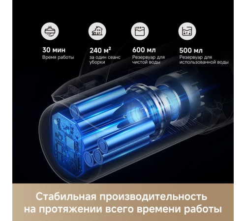 Вертикальный моющий пылесос Trouver Wet and Dry Vacuum K30 HMH14A (евровилка)