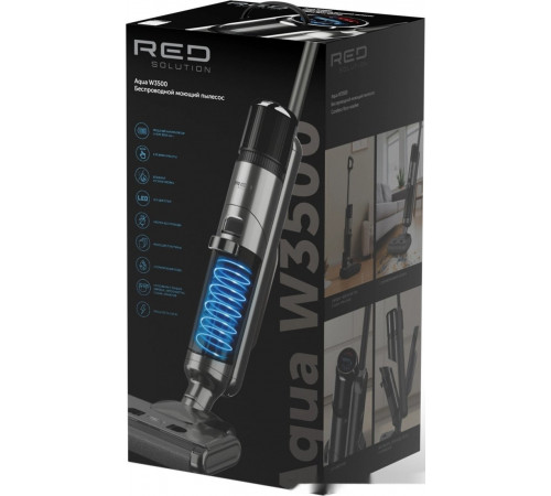 Вертикальный моющий пылесос RED Solution Aqua W3500