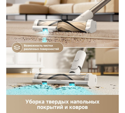 Пылесос Dreame Cordless Vacuum Cleaner R10s VZV22A (евровилка, белый)