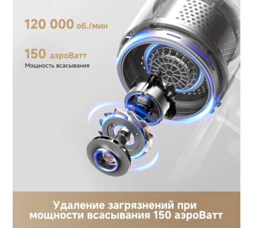 Пылесос Dreame Cordless Vacuum Cleaner R10s Pro VZV23A (евровилка, черный)
