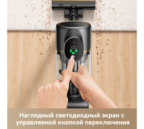 Пылесос Dreame Cordless Vacuum Cleaner R10s Pro VZV23A (евровилка, черный)