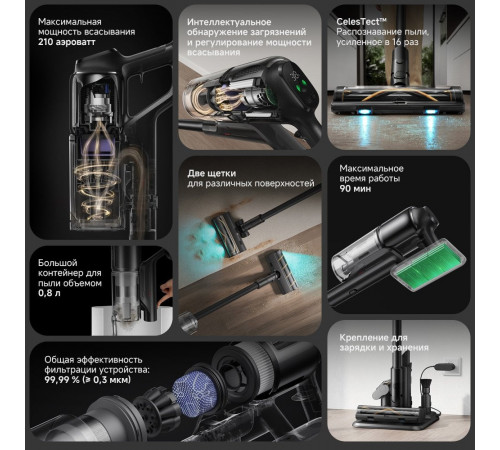 Пылесос Dreame Cordless Vacuum Cleaner Z20 Essential VZV24A (евровилка)