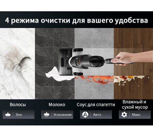 Вертикальный моющий пылесос Roborock Wet and Dry Vacuum Cleaner F25 Ace WD5M2A512-02 (с русской озвучкой)