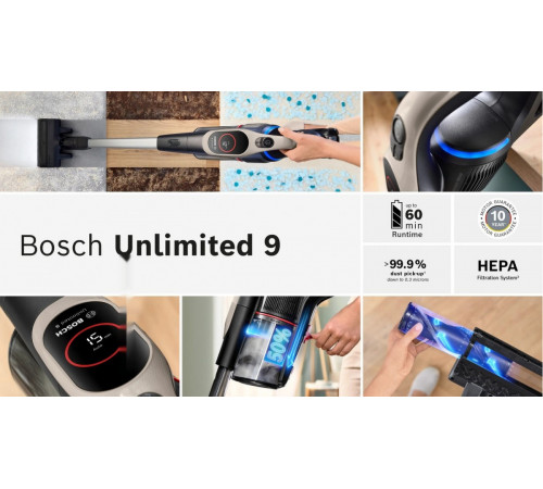 Пылесос Bosch Unlimited 9 BCS931GAC