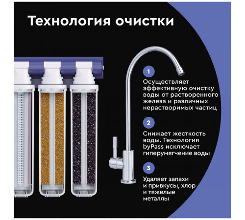Стационарная система "под мойкой" Барьер EXPERT Complex