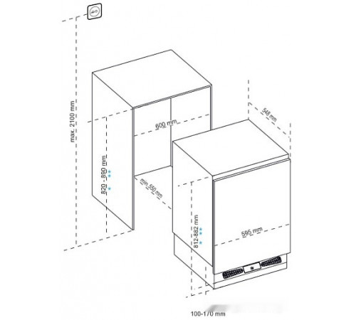 Морозильник Korting KSI 8189 F