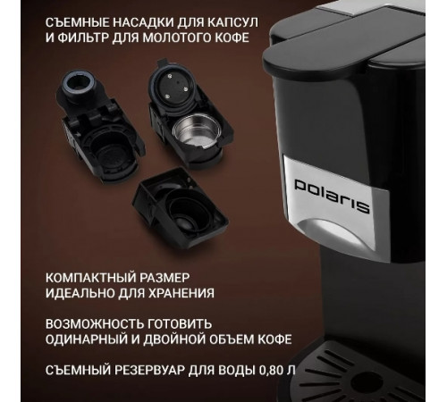 Кофемашина Polaris PCM 2020