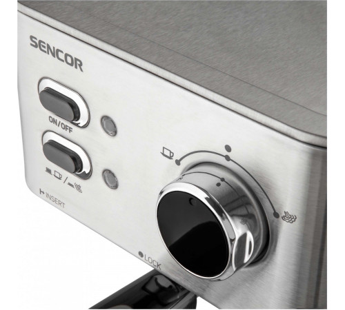 Рожковая помповая кофеварка Sencor SES 4010SS
