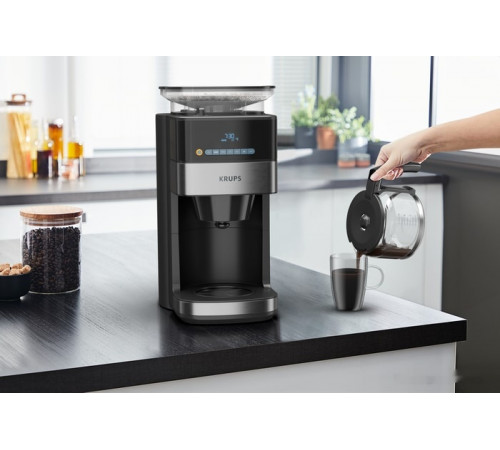 Капельная кофеварка Krups Grind Aroma KM832810