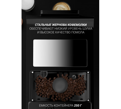 Эспрессо кофемашина Polaris PACM 2060AC (черный)
