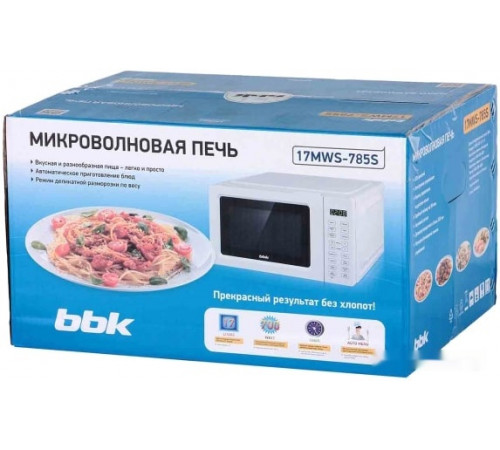Микроволновая печь BBK 17MWS-785S/W
