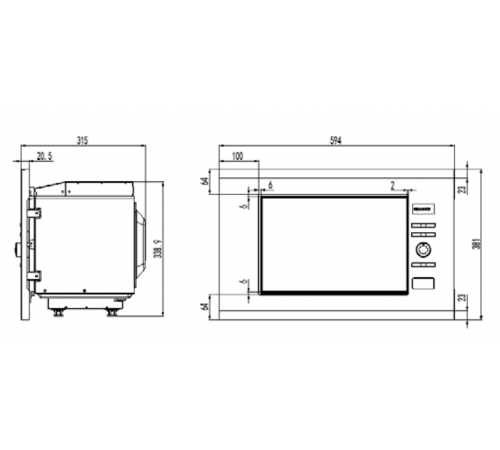 Микроволновая печь Monsher MMH 1020 B